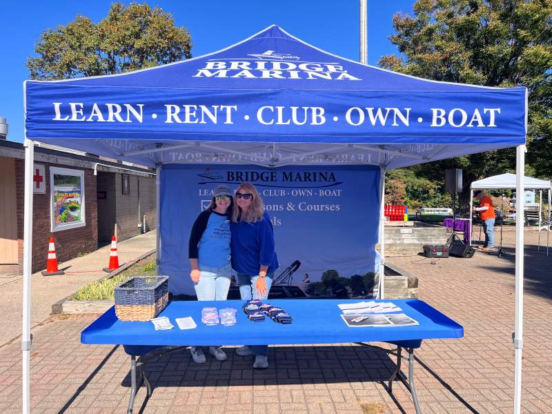 Bridge Marina's tent at Lake Loop 2024