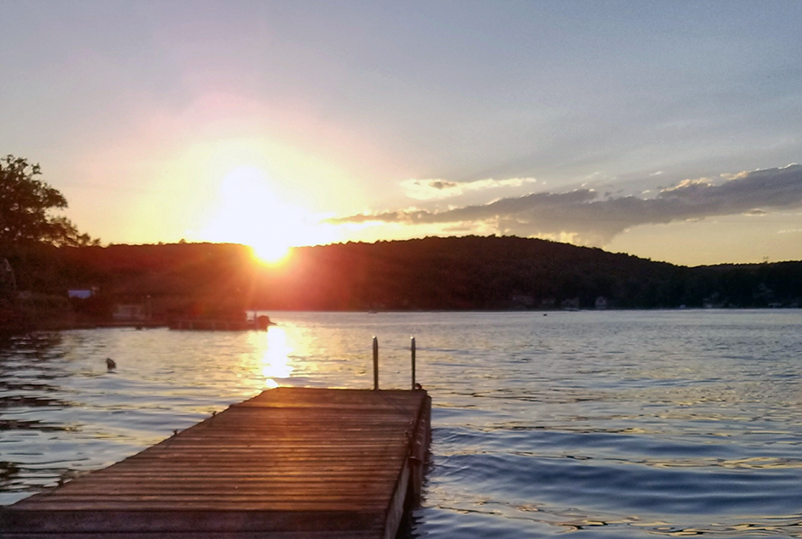 Lake Hopatcong sunrise - photo by Bob Kays
